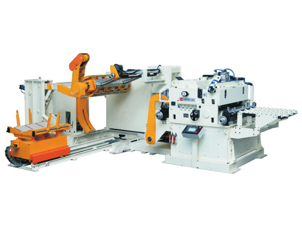 三機一(yī)體高配型(xing)精密型料(liao)架矯直送(sòng)料機