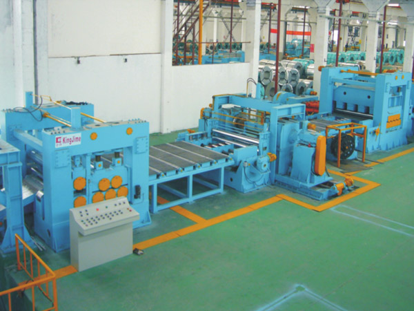 KJH25厚闆低(dī)速數控精密開卷(juan)整平橫切生産線(xian)