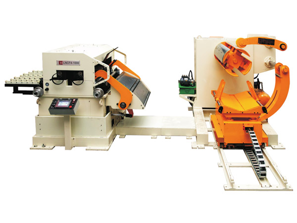 三機一(yī)體NC高配型精(jing)密料架矯直(zhi)送料機